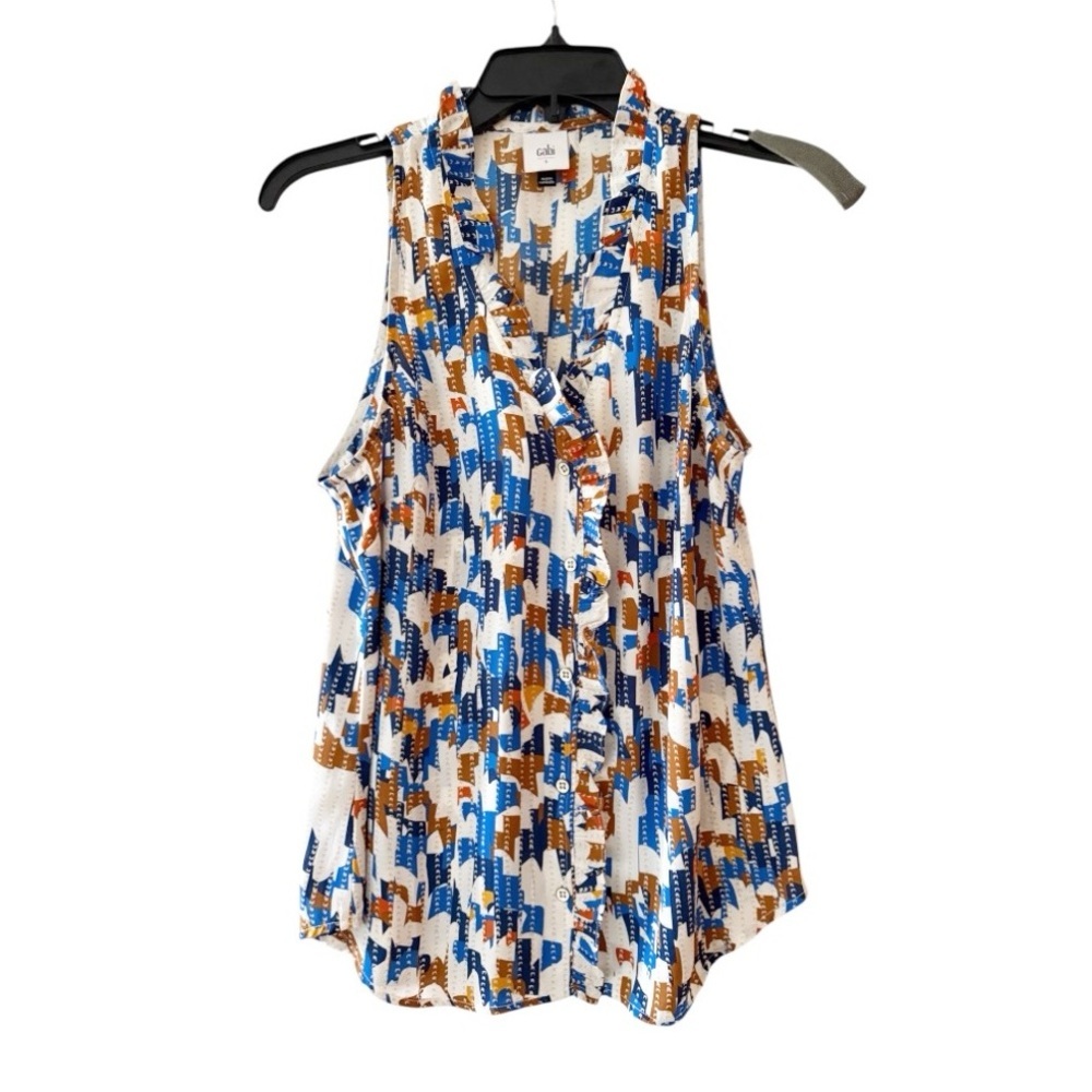 Cabi Jigsaw Top #6106 Size Medium